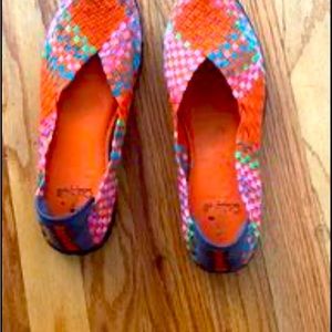 Used but like new multi colored shoes very comfortable